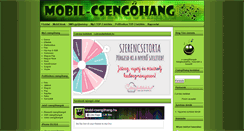 Desktop Screenshot of mobil-csengohang.hu