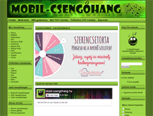 Tablet Screenshot of mobil-csengohang.hu